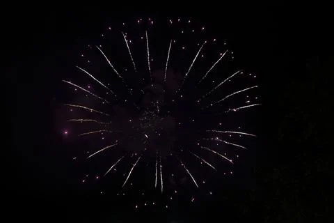Fireworks in the sky Stock Photos