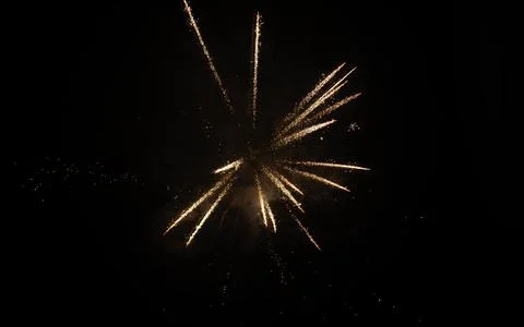 Fireworks in the sky. Foto stock