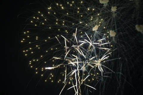 Fireworks in the sky Stock Photos
