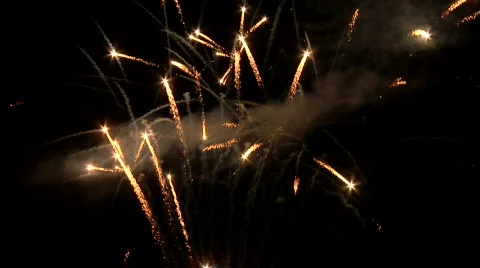 Fireworks Slow Mo HD 動画素材 481217
