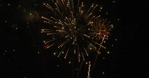 Fireworks Slow Motion 4K 03 Stock Footage 245378985