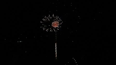 Fireworks in slow motion. Stock Footage 155059291