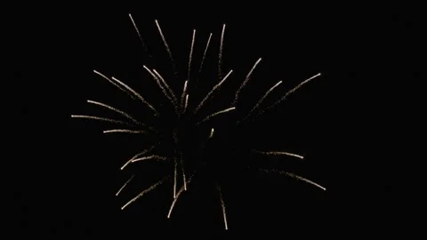 Fireworks in Slow Motion Stock Footage 230297487