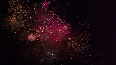 Fireworks slowmotion 4 Stock Footage 29155973