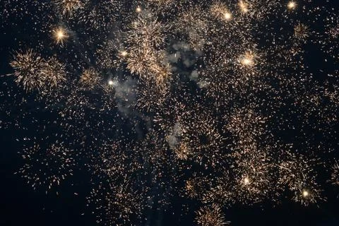 Fireworks spark Foto stock