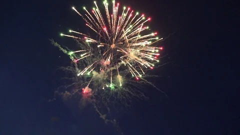 Fireworks Sparkles Stock Footage 114714034