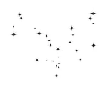 Fireworks star random source stream.  Falling Star. Stars on a white backgrou Stock Illustration