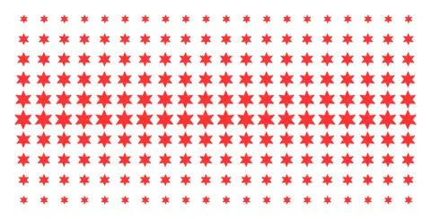 Fireworks Star Shape Halftone Pattern Stock Illustration