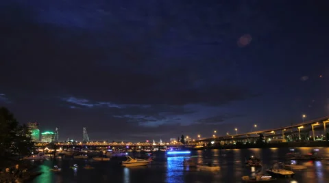 Fireworks time lapse Stock Footage 53770508