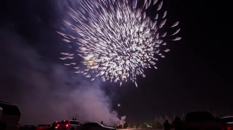 Fireworks Timelapse Riyadh Stock Footage 42382359