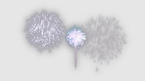 Fireworks on transparent background. Animated backgrounds for fireworks. Stock Footage 320910287