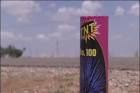 Fireworks trash 14 Stock Footage 11319739