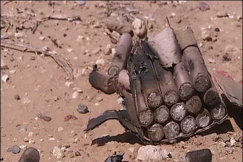 Fireworks trash 3 Stock Footage 11319678