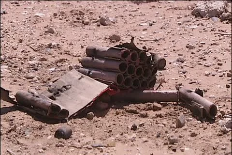 Fireworks trash 5 Stock Footage 11319686