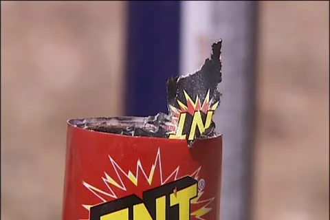 Fireworks trash 7 Stock Footage 11319682