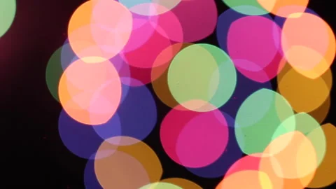 Fireworks turn into trippy bokeh patterns Vidéo 277956063