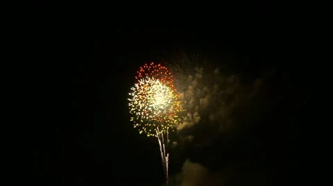 Fireworks USA 2011 pt.2 Stock Footage 10565780