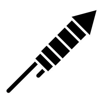 Fireworks Vector Icon Design Illustration Stock Illustration