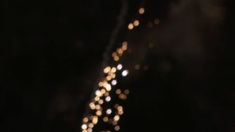FIREWORKS VERY CLOSE VIEW Stock Footage 92911264