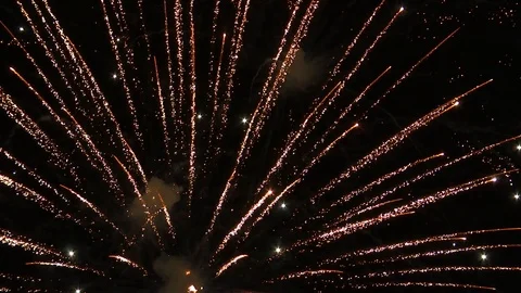 FIREWORKS VERY CLOSE VIEW Stock Footage 92912006