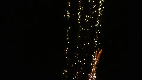 FIREWORKS VERY CLOSE VIEW Stock Footage 96042319