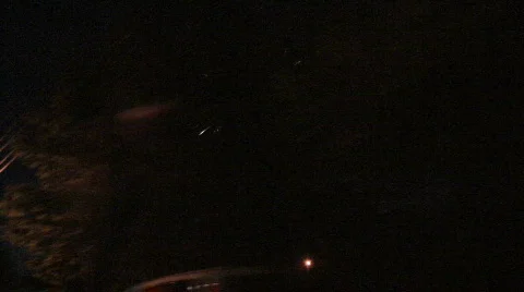 Fireworks Viewed From A Car 3 Stock Footage 264845