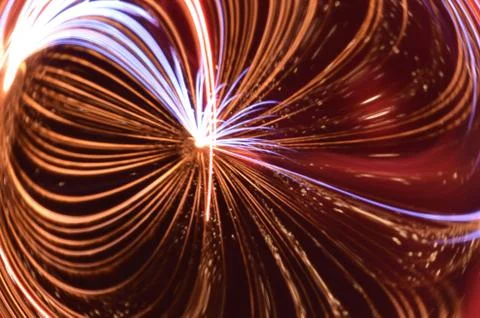 Fireworks Vortex Stock Illustration