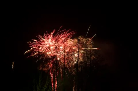 Fireworks of the year Fotos Stock