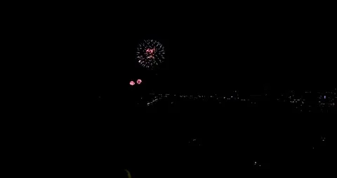 Fireworks1 - 32s - 4k30fps Stock Footage 94752454