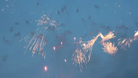 Fireworks(HD) Stock Footage 7732765