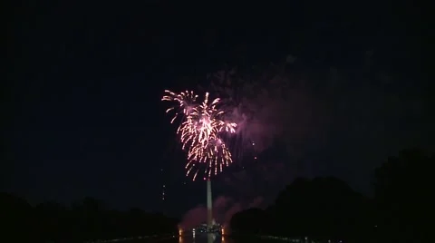 FireworksWashingtonRT3 Stock Footage 46339680