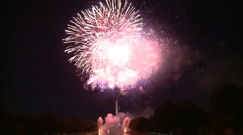 FireworksWashingtonRT7 BigFinish Stock Footage 46339706