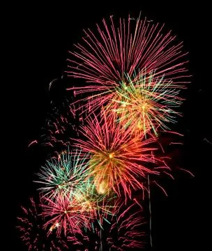 Firewors show Foto stock