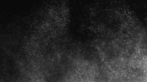 Firey Particles on Black Video stock 55324681