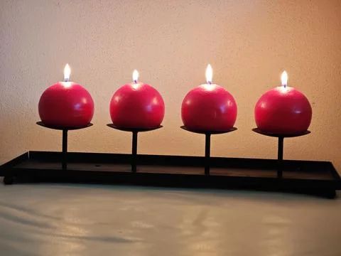 Firing candles Stock Photos