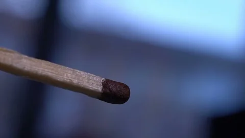 Firing Match Slowmo Stock Footage 121079872