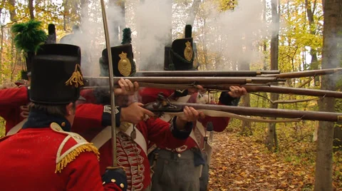 FIRING SQUAD SIDE ANGLE Stockbeeldmateriaal 35063062