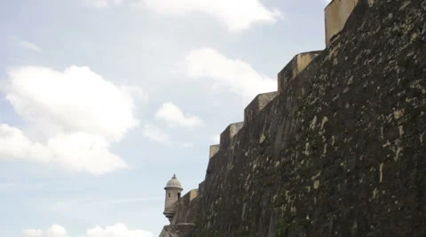 Firing Wall, El Morro Stock Footage 998321