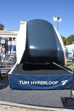  Firmen Praesentations Stand TUM HYPERLOOP Muenchen 05.09.2023 IAA Mobilit... Stock Photos