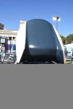  Firmen Praesentations Stand TUM HYPERLOOP Muenchen 05.09.2023 IAA Mobilit... 스톡 사진