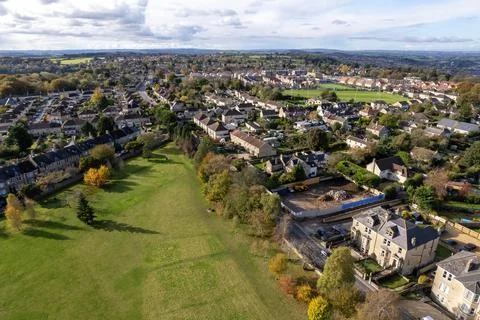 Firs Field Open Space, Bath UK. 스톡 사진