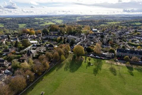 Firs Field Open Space, Combe Down, Bath. Stock Photos