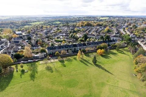 Firs Field Open Space, Combe Down, Bath Foto stock