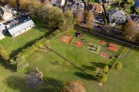 Firs Field Open Space, Combe Down, Bath. Stock Photos