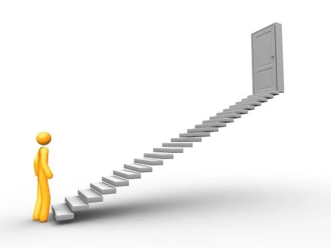 Firs step Stock Illustration