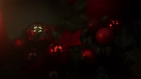First Advent, Candle in Advent wreath. Stock Footage 143931751