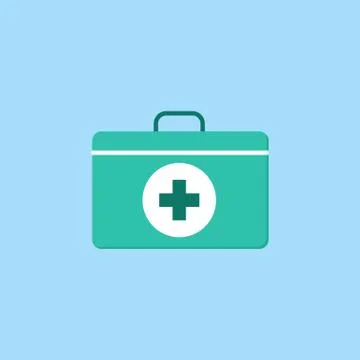 First aid box flat icon イラスト素材