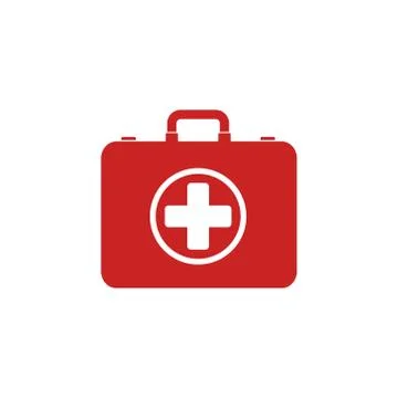 First aid box icon design. Vector. Isolated. Stock Illustration