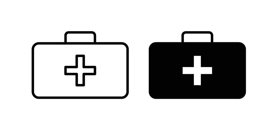First aid box icon graphic design. web icons vectors Stock Illustration
