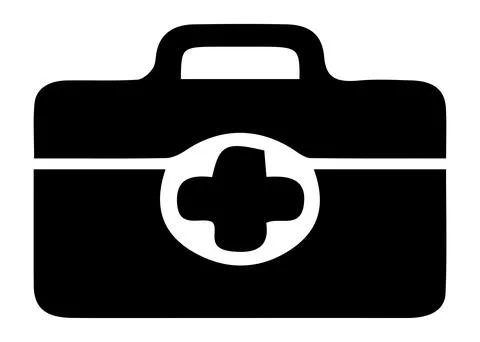 First Aid Box Icon Medical Kit Vector EPS Editable Stock-Illustration